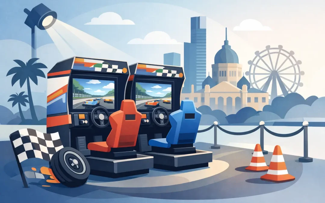 Daytona USA Machine Hire for Melbourne Events