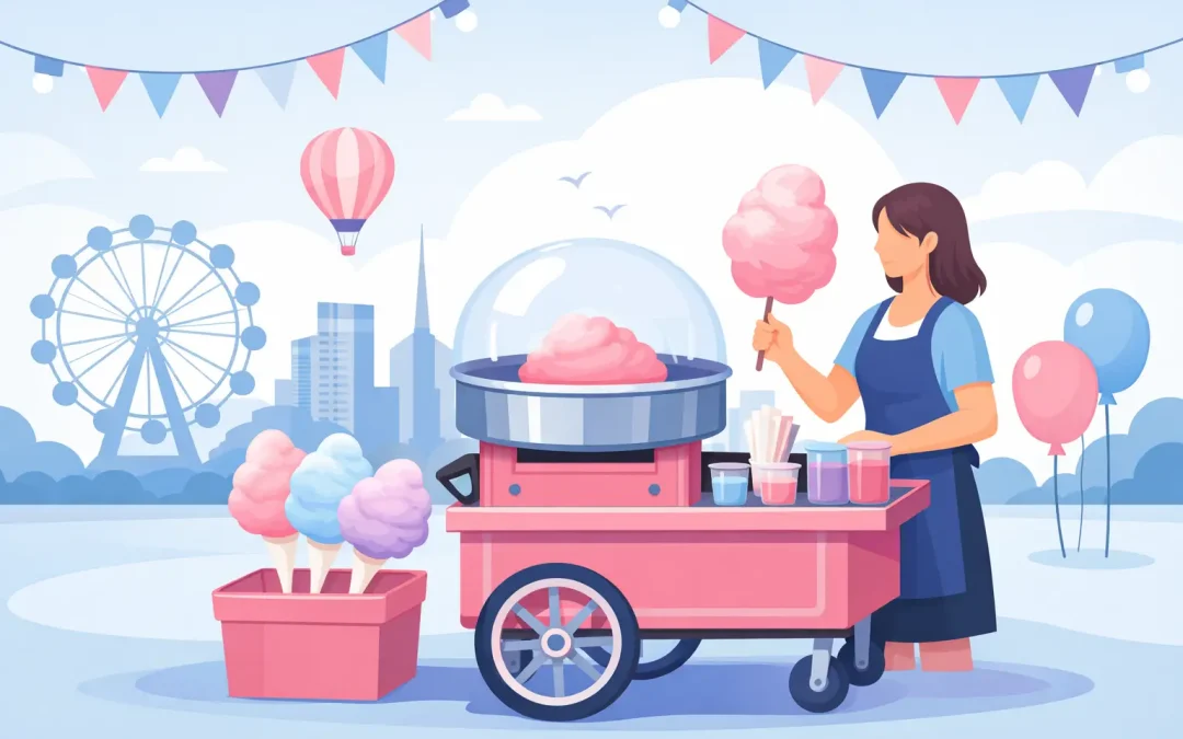 Fairy Floss Machine Hire for Melbourne Events