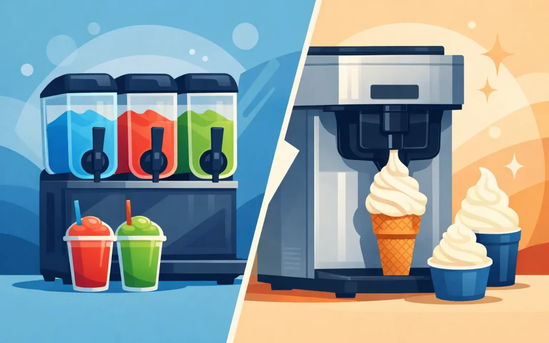 Slushie Machines Versus Soft Serve: Which Wins?